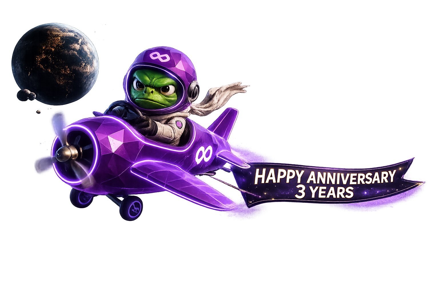 Happy Anniversary 3 Years Jet